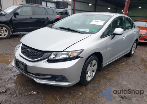 2013 Honda Civic Lx из США, поврежденный, VIN 2HGFB2F51DH562558